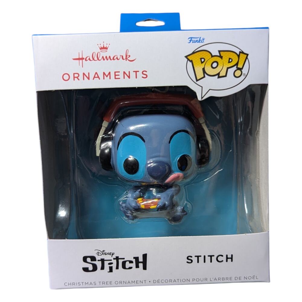 Hallmark Funko POP! Disney Stitch Gamer Christmas Tree Ornament NIB Gift
